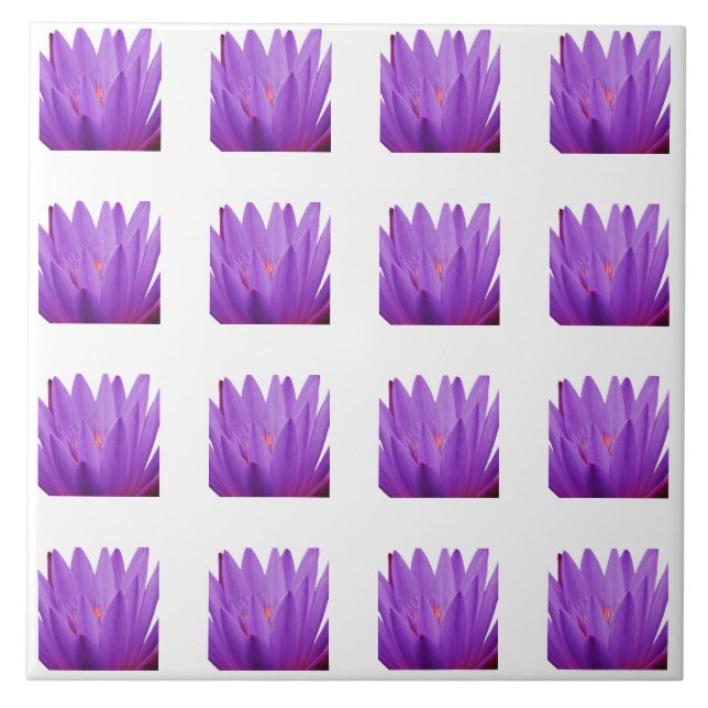 Tulip Pattern Ceramic Tile (Front)