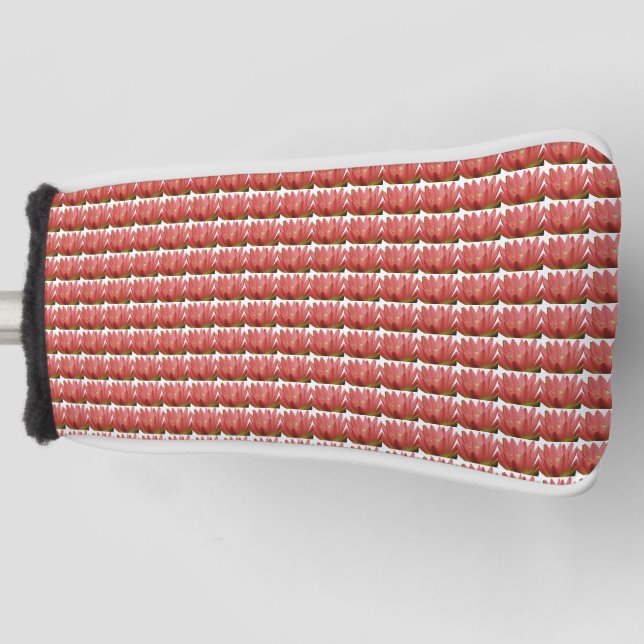 Tulip Pattern Golf Head Cover (Front)