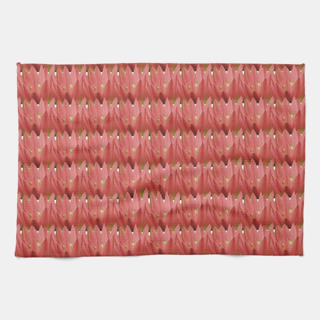 Tulip Pattern Tea Towel (Horizontal)