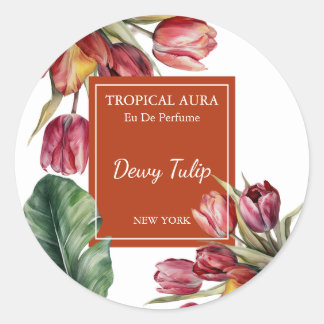 Tulip Perfume Label