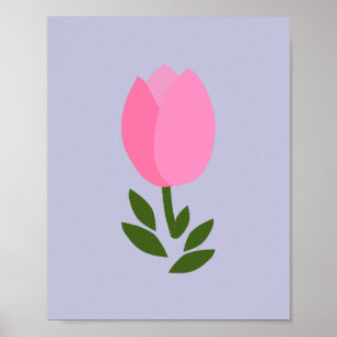 Tulip Pink And Purple Poster