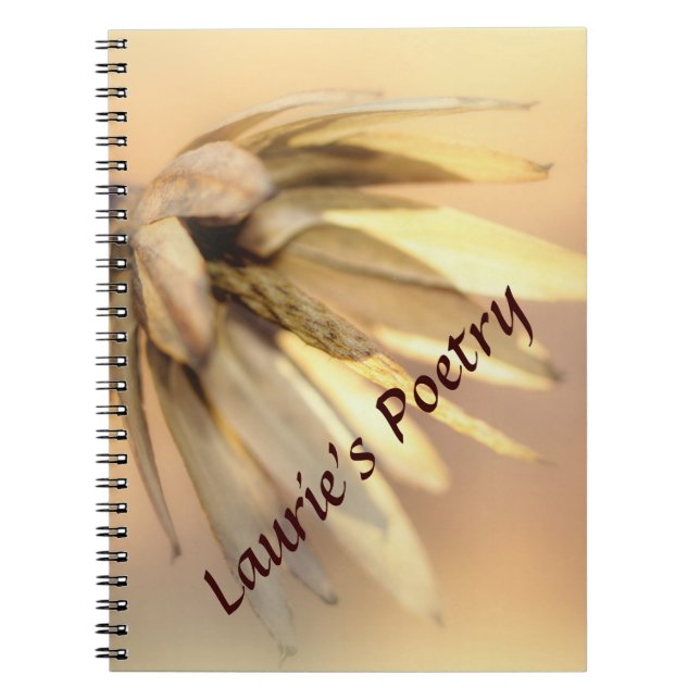 Tulip Poplar Empty Seed Pod Notebook (Front)