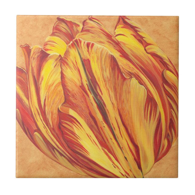 Tulip Power I Ceramic Tile (Front)