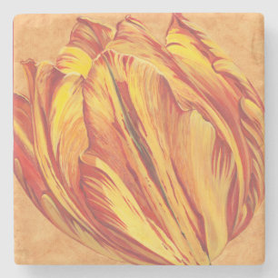 Tulip Power I Stone Coaster