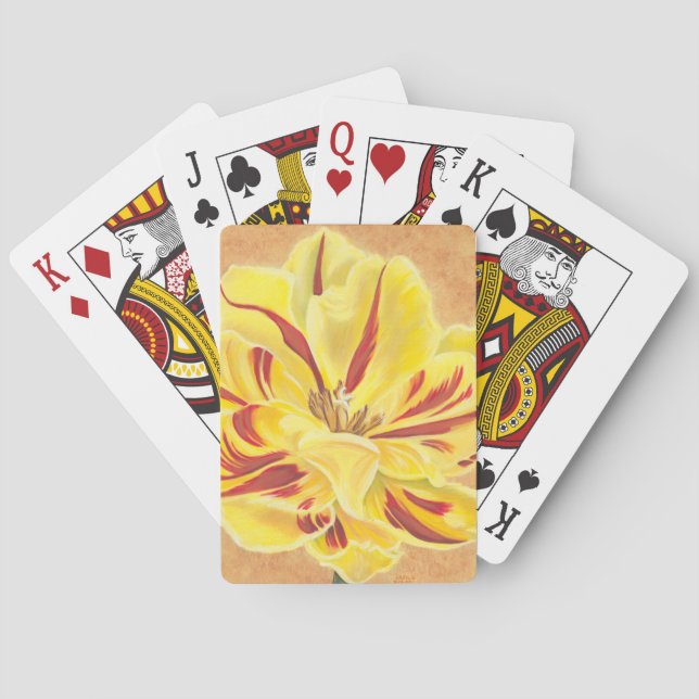 Tulip Power II Playing Cards (Back)