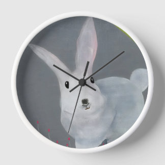 Tulip Rabbit Clock