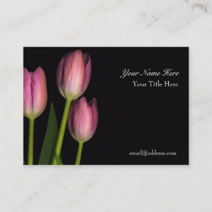 Tulip Reflection Business Card... - Customised Card