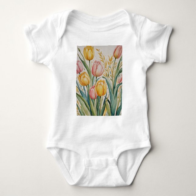 Tulip Reverie Baby Bodysuit (Front)