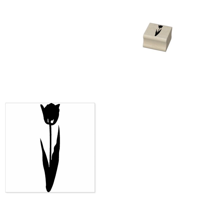 Tulip Rubber Stamp (Stamped)