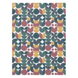 Tulip Scandinavian Modern Geometric Pattern Tablecloth