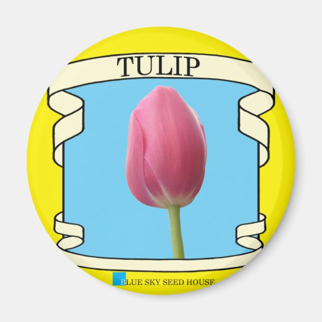 Tulip Seed Packet Magnet (Front)