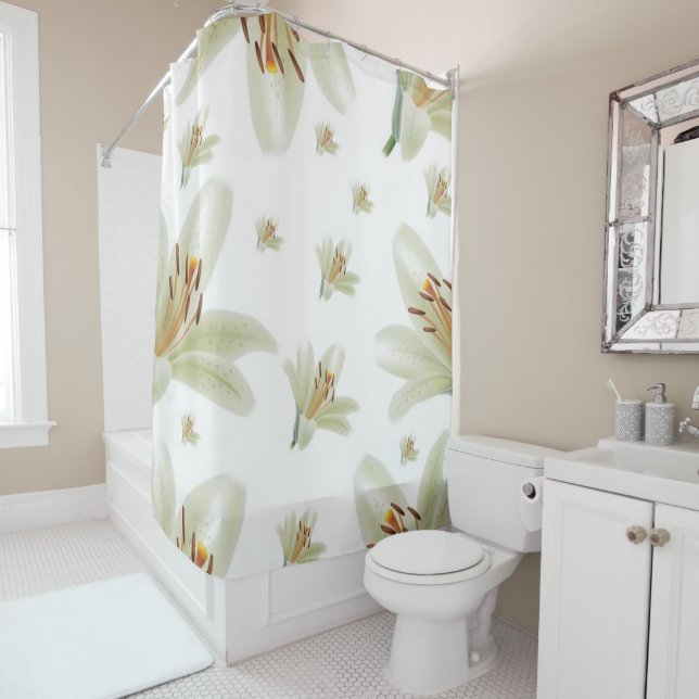 Tulip Shower curtain (In Situ)