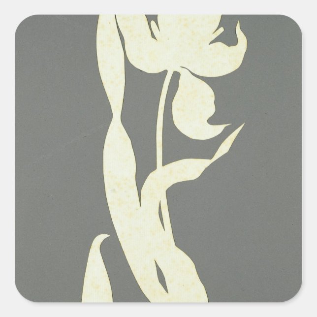 Tulip Square Sticker (Front)
