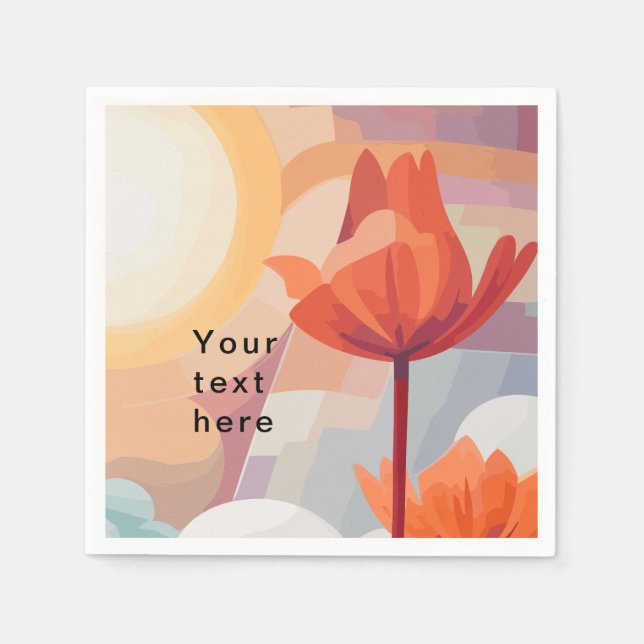Tulip Sun Napkin (Front)