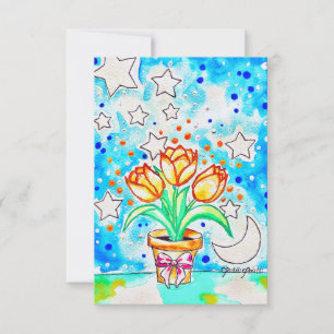 Tulip Thank You Card
