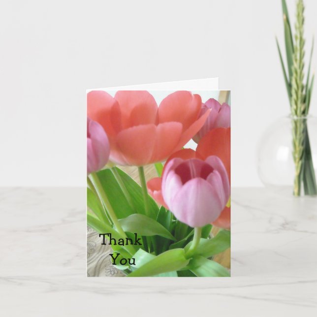 Tulip Thank You Card (Front)