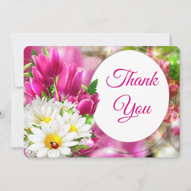 Tulip Thank You Card (Front)