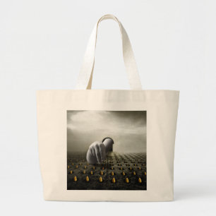 Tulip thief 2013 large tote bag