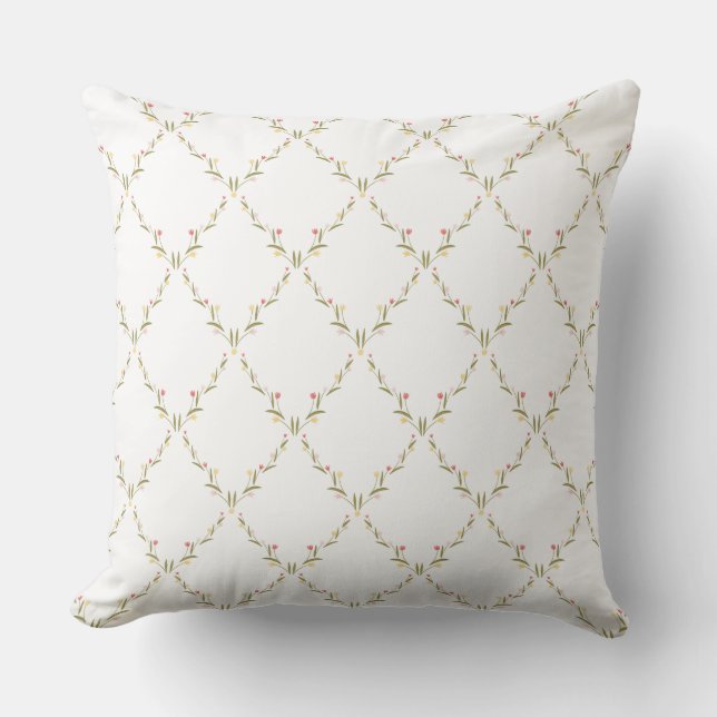 Tulip Throw Pillow (Front)