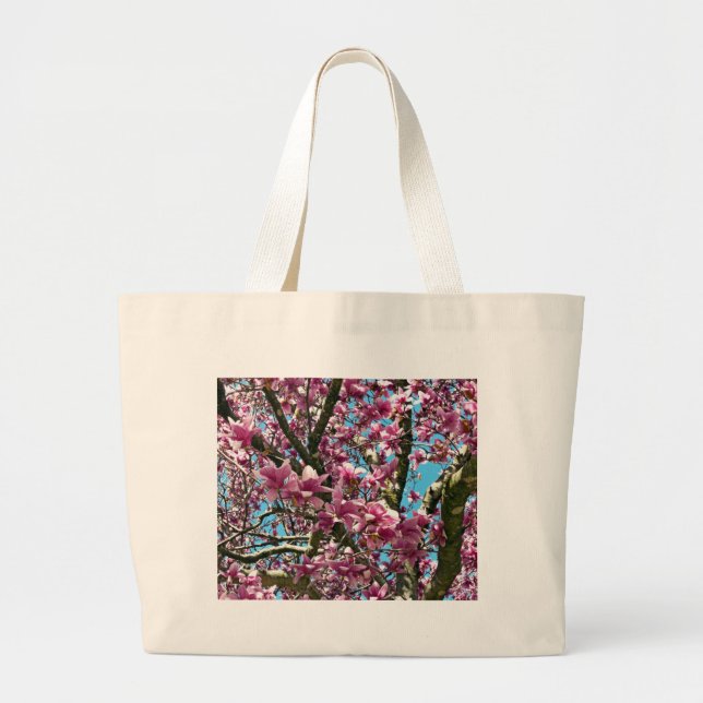 Tulip Tree Large Tote Bag (Front)