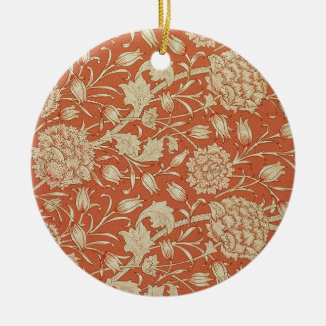 Tulip wallpaper design, 1875 ceramic ornament (Front)