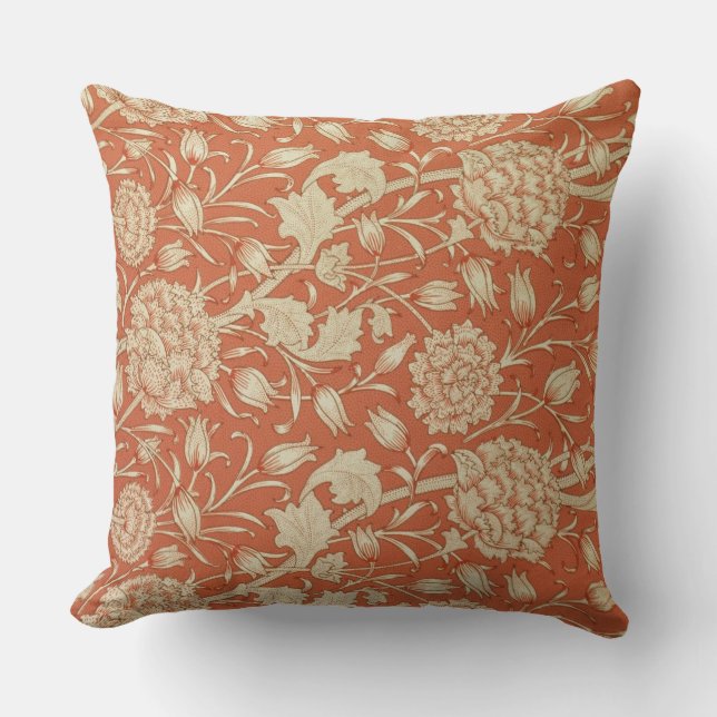 Tulip wallpaper design, 1875 cushion (Front)