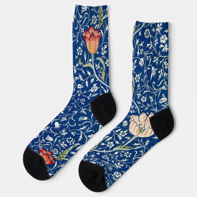 Tulip, William Morris Socks (Left)