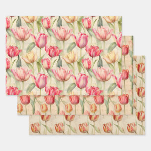 Tulip wrapping paper