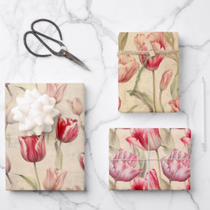 Tulip wrapping paper