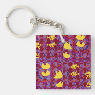 Tulipbulbs Cupflowers Key Ring