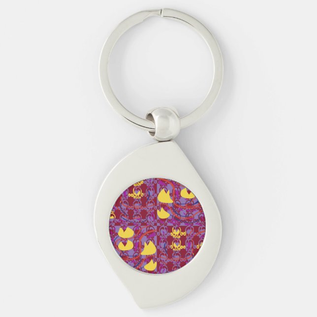 Tulipbulbs Cupflowers Key Ring (Front)