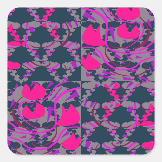 Tulipbulbs Roses Square Sticker (Front)