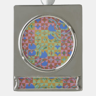 Tulipbulbs Sparks Silver Plated Banner Ornament