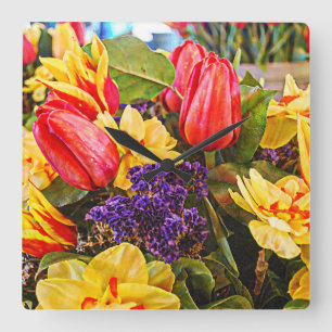 Tulipfest Tulip Clock Spring Flowers