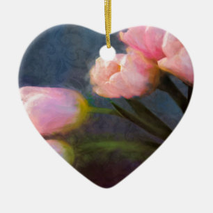 Tulips 2 ceramic tree decoration
