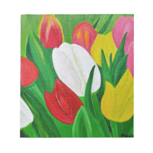 Tulips 2a notepad