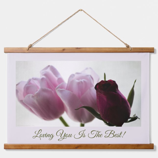 Tulips 3258 hanging tapestry (Front)