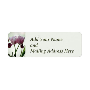 Tulips 3259 return address label
