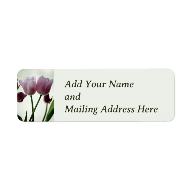 Tulips 3259 return address label (Front)