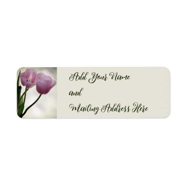 Tulips 3265 return address label (Front)