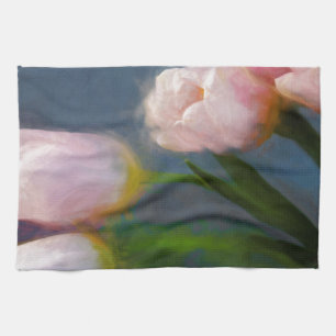 Tulips 3 tea towel