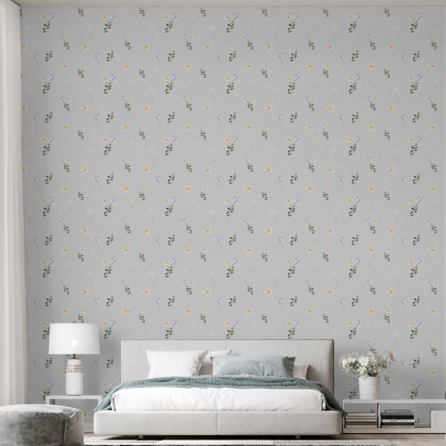 Tulips and Daffodils Custom Background  Wallpaper (Bedroom)