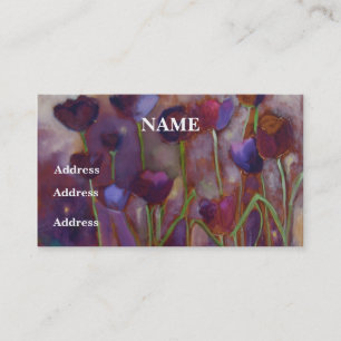 "Tulips And Fireflies" - Business Cards