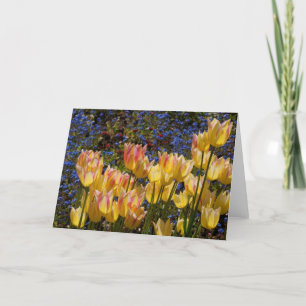 Tulips and Forget-me-nots Card
