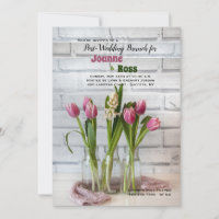 Tulips and Hyacinth Invitation