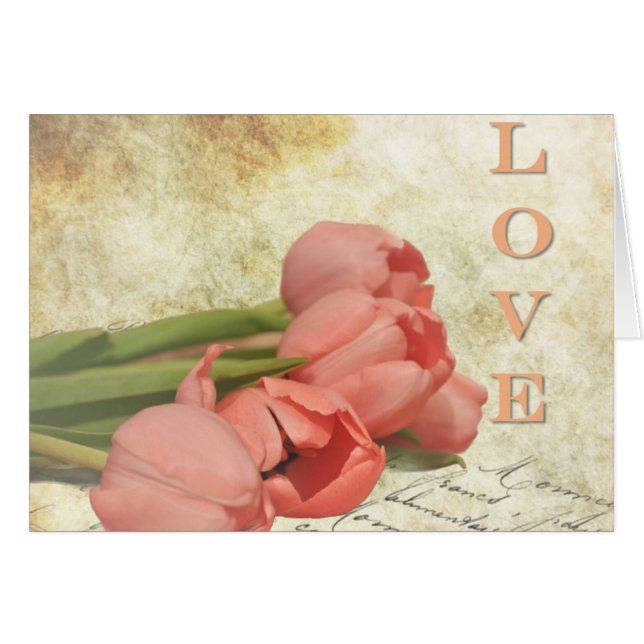 Tulips and Old Letter (Front Horizontal)