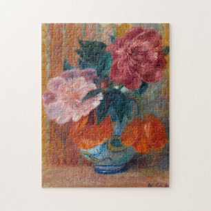 Tulips and Peonies William James Glackens Jigsaw Puzzle