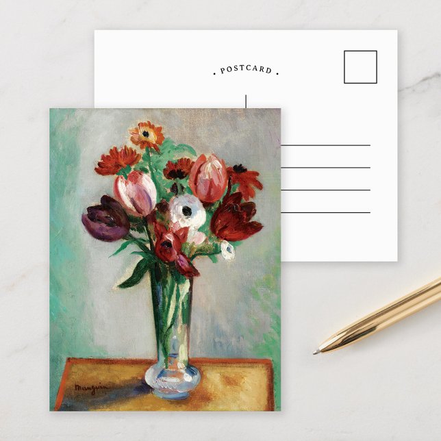 Tulips and Ranunculus | Henri Manguin Postcard (Creator Uploaded)