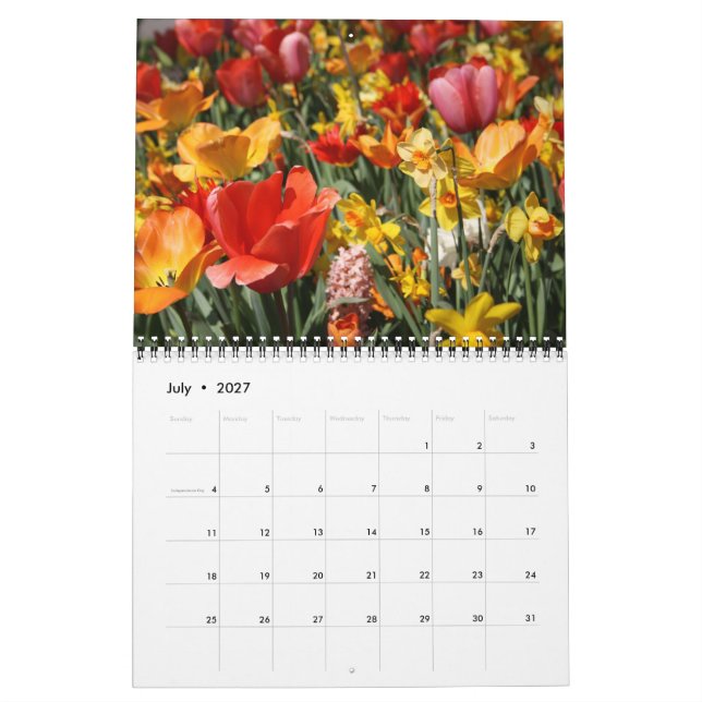Tulips and Windmills Calendar (Jul 2027)