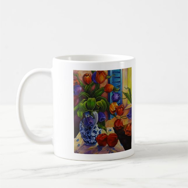 Tulips & Apples 11 oz Classic Mug (Left)